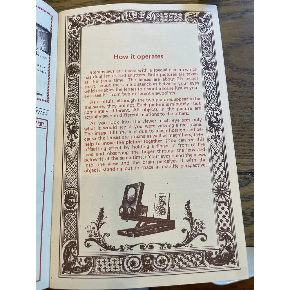 1978 Story of the Stereoscope Stereo Classics Studios 3D Photography Booklet